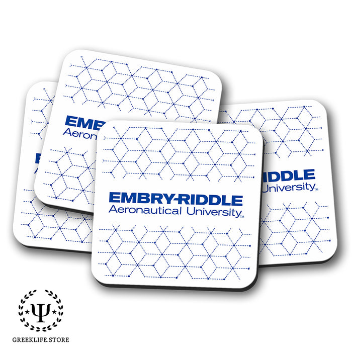 Embry-Riddle Aeronautical University Eagles Sport Beverage Coasters Square (Set of 4)