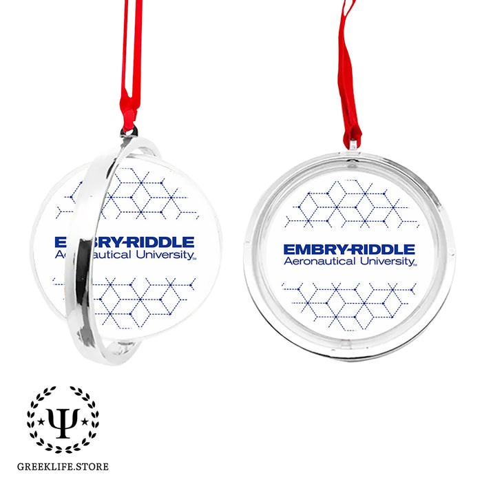 Embry-Riddle Aeronautical University Eagles Sport Christmas Reversible Flat Round Ornament