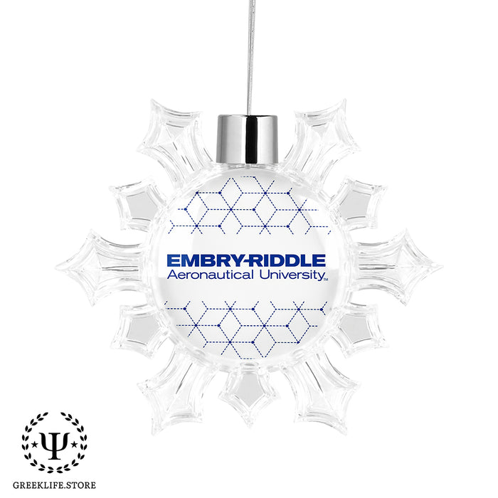 Embry-Riddle Aeronautical University Eagles Sport Christmas Ornament - Snowflake