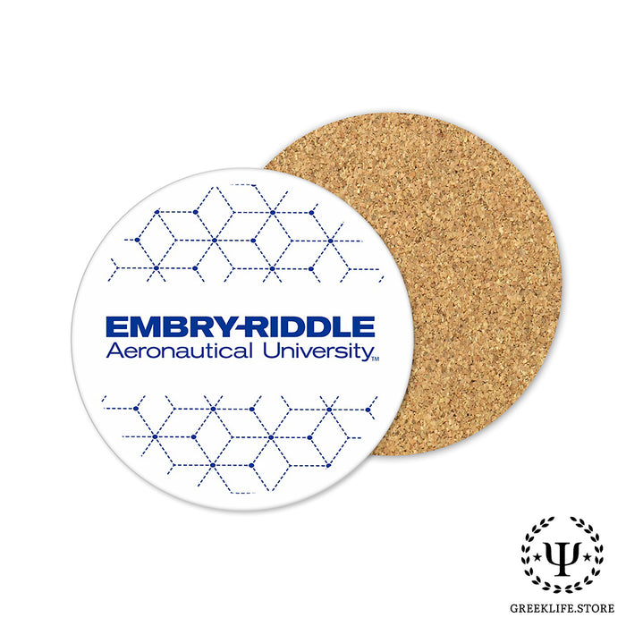 Embry-Riddle Aeronautical University Eagles Sport Beverage coaster round (Set of 4)