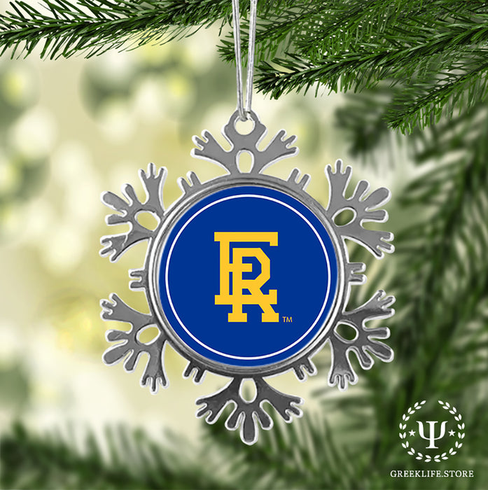 Embry-Riddle Aeronautical University Christmas Ornament - Snowflake Metal