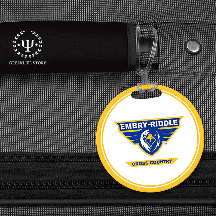 Embry-Riddle Aeronautical University Eagles Sport Luggage Bag Tag (round)