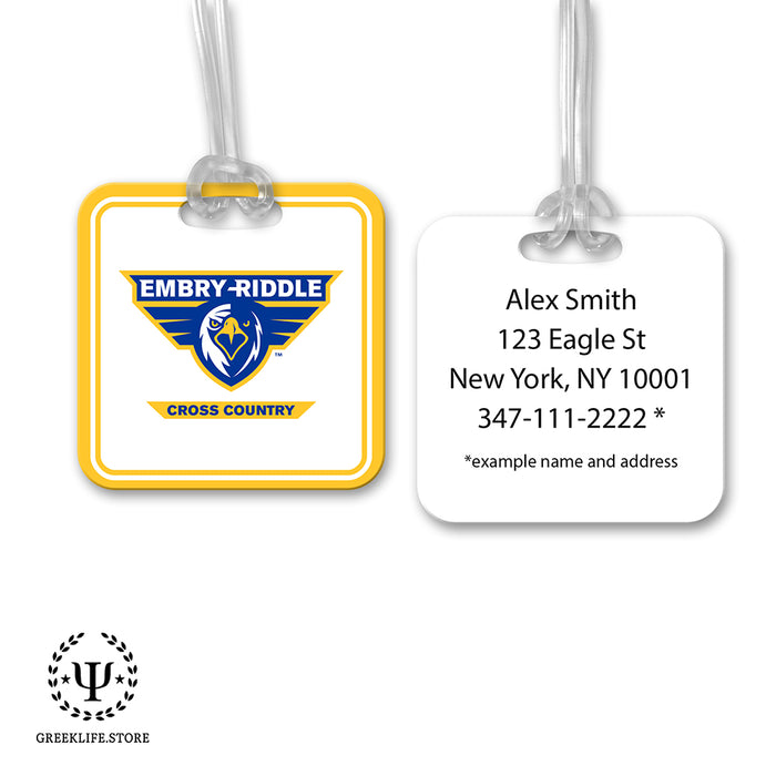 Embry-Riddle Aeronautical University Eagles Sport Luggage Bag Tag (square)