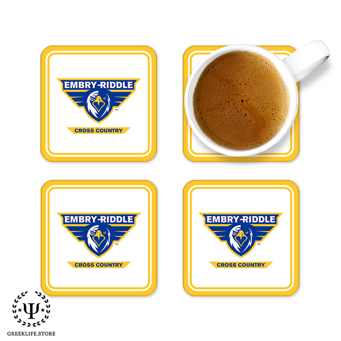 Embry-Riddle Aeronautical University Eagles Sport Beverage Coasters Square (Set of 4)