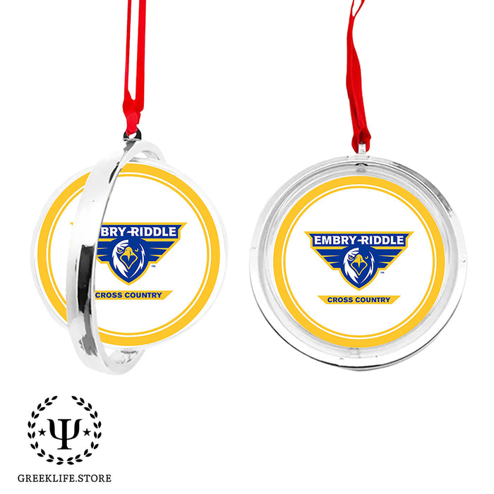 Embry-Riddle Aeronautical University Eagles Sport Christmas Reversible Flat Round Ornament