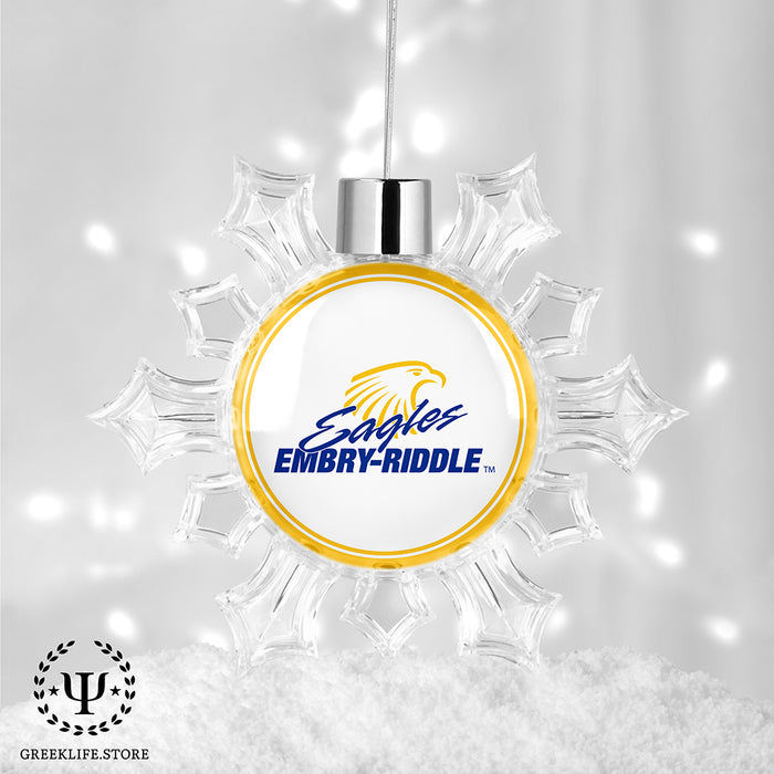 Embry-Riddle Aeronautical University Eagles Sport Christmas Ornament - Snowflake