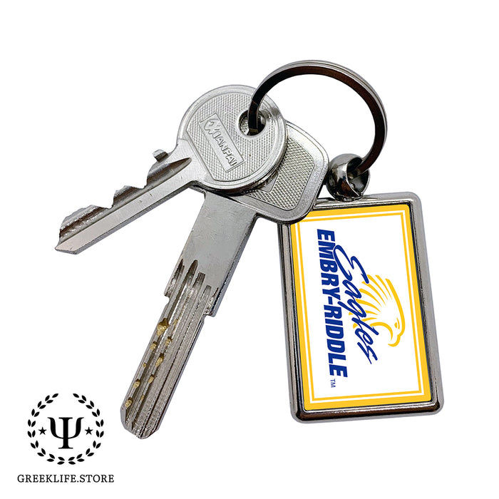 Embry-Riddle Aeronautical University Eagles Sport Keychain Rectangular