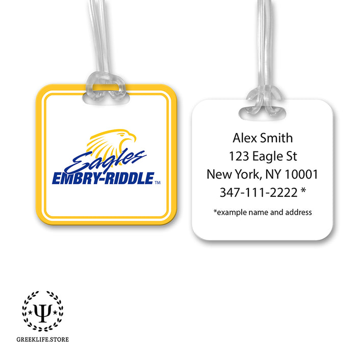 Embry-Riddle Aeronautical University Eagles Sport Luggage Bag Tag (square)