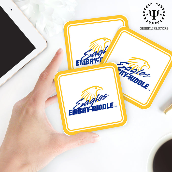 Embry-Riddle Aeronautical University Eagles Sport Beverage Coasters Square (Set of 4)