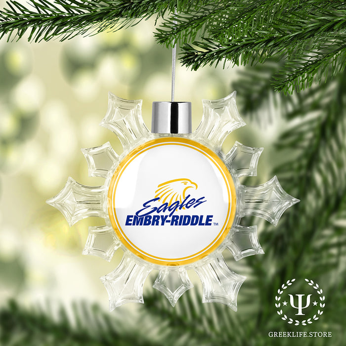 Embry-Riddle Aeronautical University Eagles Sport Christmas Ornament - Snowflake