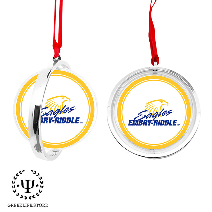 Embry-Riddle Aeronautical University Eagles Sport Christmas Reversible Flat Round Ornament