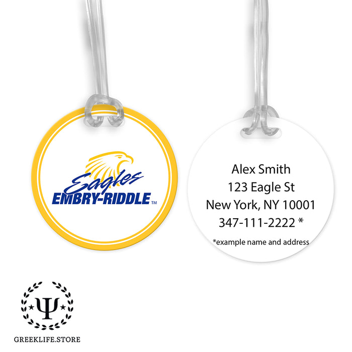 Embry-Riddle Aeronautical University Eagles Sport Luggage Bag Tag (round)