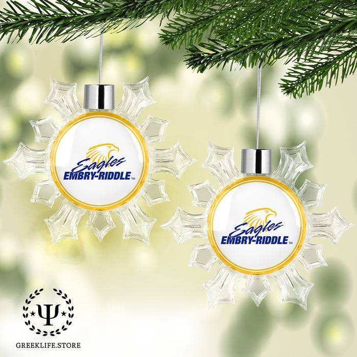 Embry-Riddle Aeronautical University Eagles Sport Christmas Ornament - Snowflake