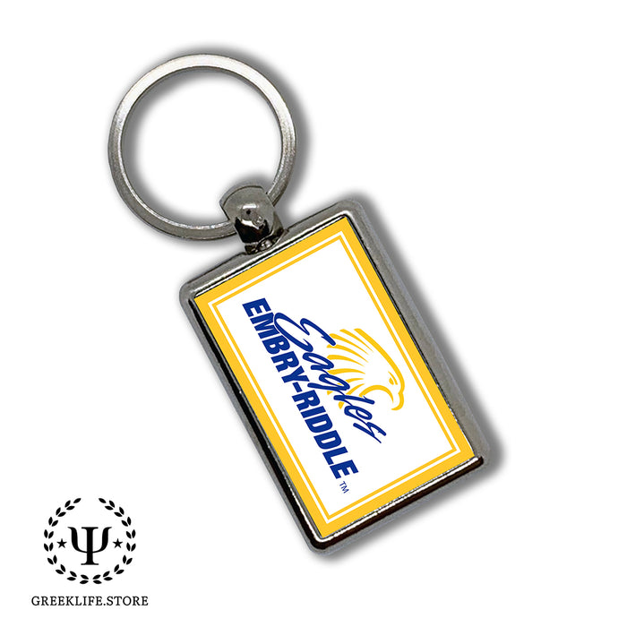 Embry-Riddle Aeronautical University Eagles Sport Keychain Rectangular