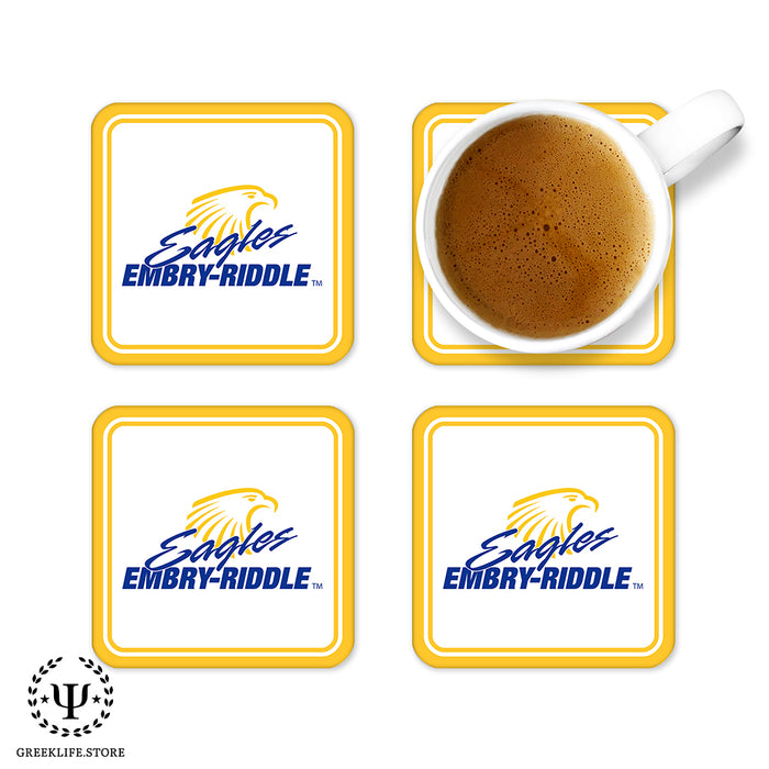 Embry-Riddle Aeronautical University Eagles Sport Beverage Coasters Square (Set of 4)