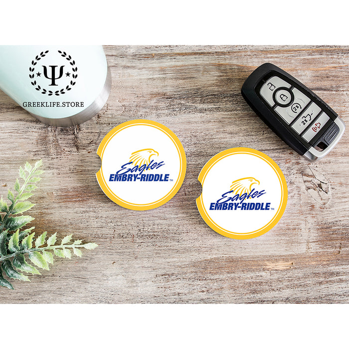 Embry-Riddle Aeronautical University Eagles Sport Car Cup Holder Coaster (Set of 2)