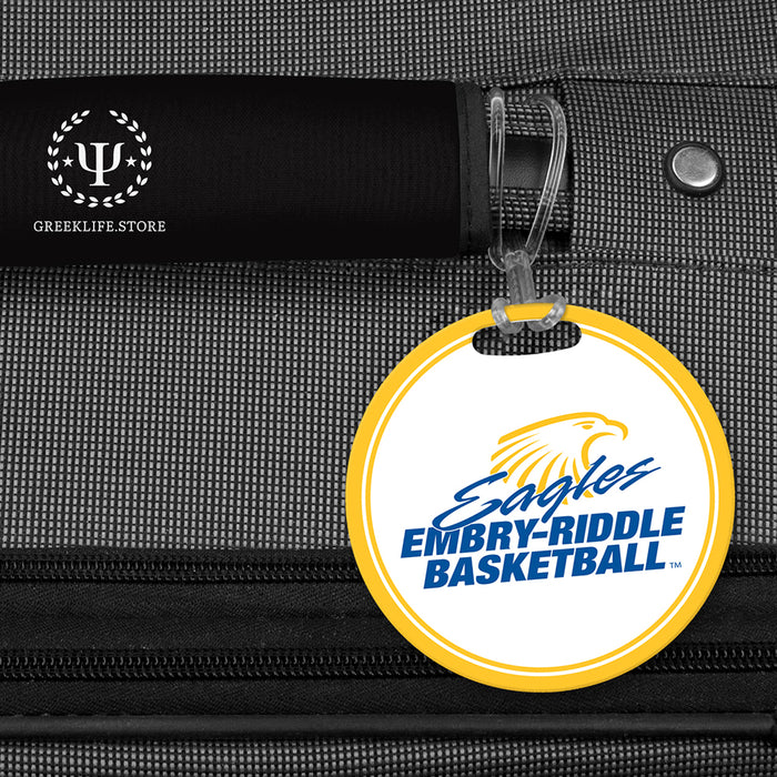 Embry-Riddle Aeronautical University Eagles Sport Luggage Bag Tag (round)