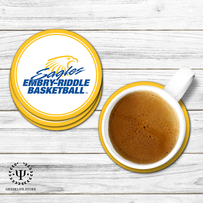 Embry-Riddle Aeronautical University Eagles Sport Beverage coaster round (Set of 4)