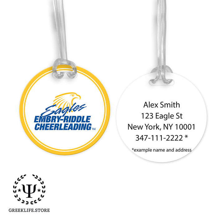 Embry-Riddle Aeronautical University Eagles Sport Luggage Bag Tag (round)