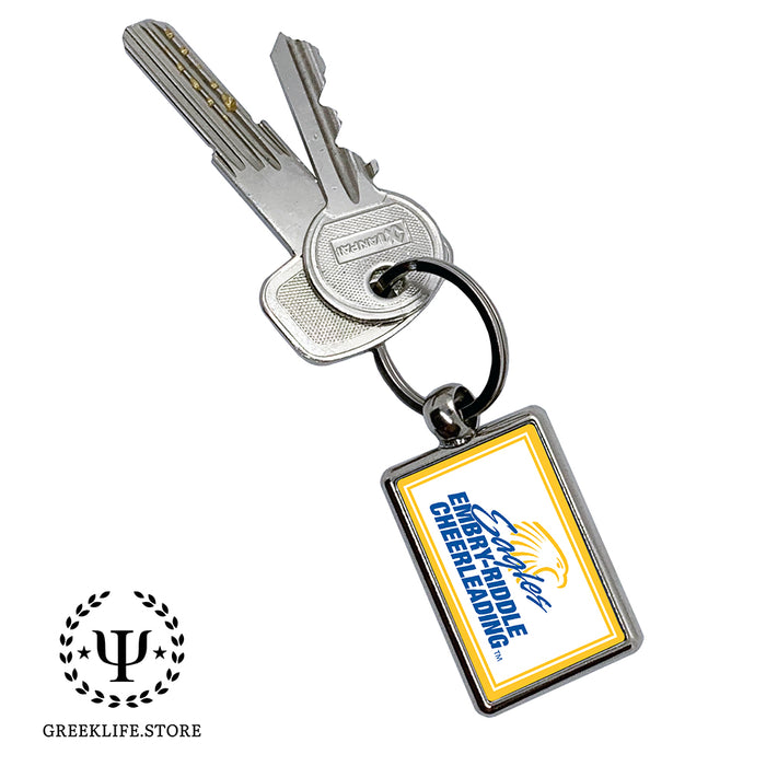 Embry-Riddle Aeronautical University Eagles Sport Keychain Rectangular