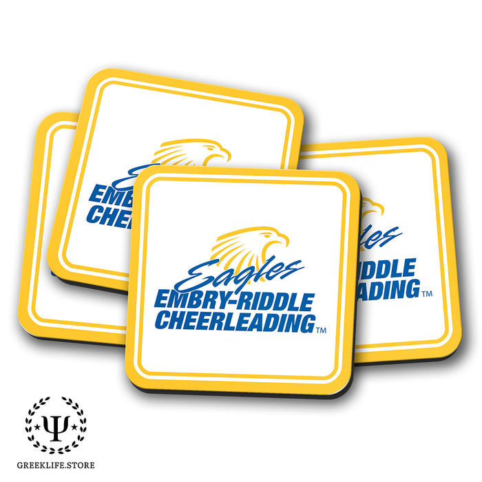 Embry-Riddle Aeronautical University Eagles Sport Beverage Coasters Square (Set of 4)