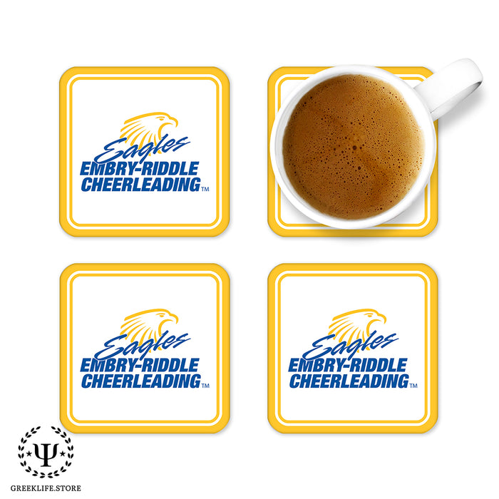 Embry-Riddle Aeronautical University Eagles Sport Beverage Coasters Square (Set of 4)