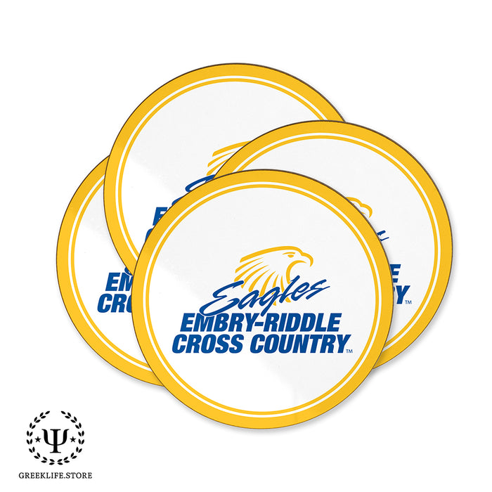 Embry-Riddle Aeronautical University Eagles Sport Beverage coaster round (Set of 4)