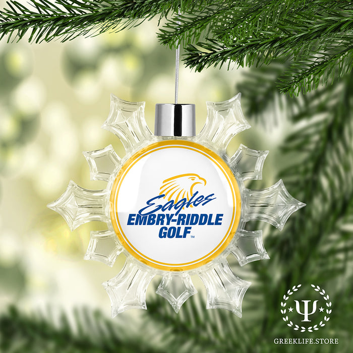 Embry-Riddle Aeronautical University Eagles Sport Christmas Ornament - Snowflake