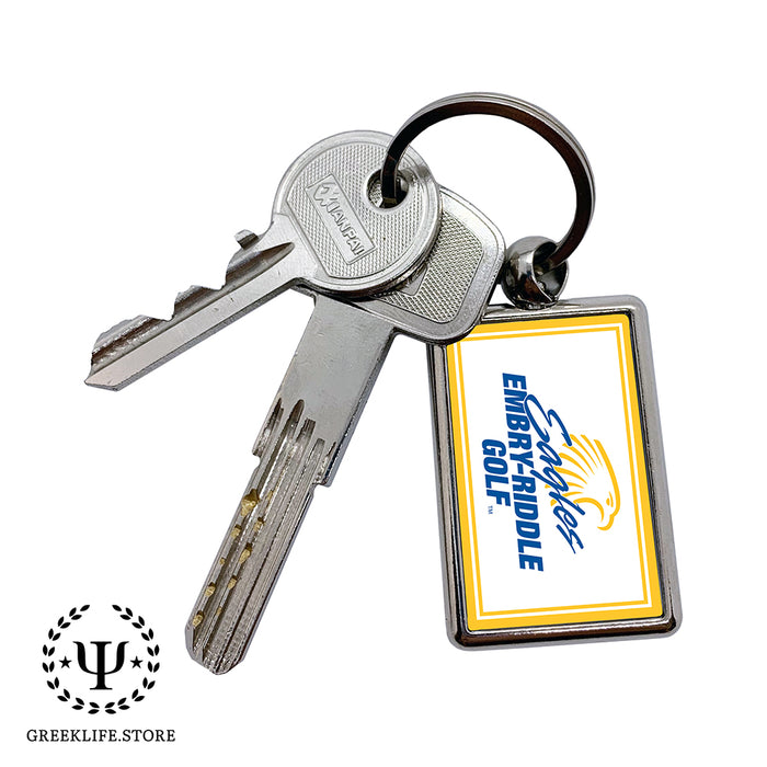 Embry-Riddle Aeronautical University Eagles Sport Keychain Rectangular