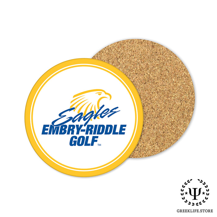 Embry-Riddle Aeronautical University Eagles Sport Beverage coaster round (Set of 4)