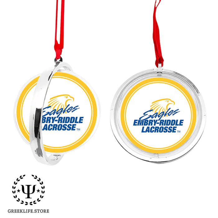 Embry-Riddle Aeronautical University Eagles Sport Christmas Reversible Flat Round Ornament