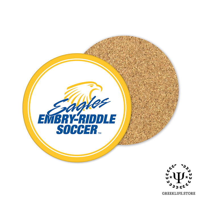 Embry-Riddle Aeronautical University Eagles Sport Beverage coaster round (Set of 4)