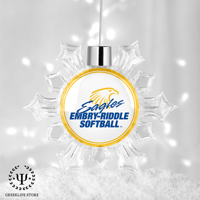 Embry-Riddle Aeronautical University Eagles Sport Christmas Ornament - Snowflake