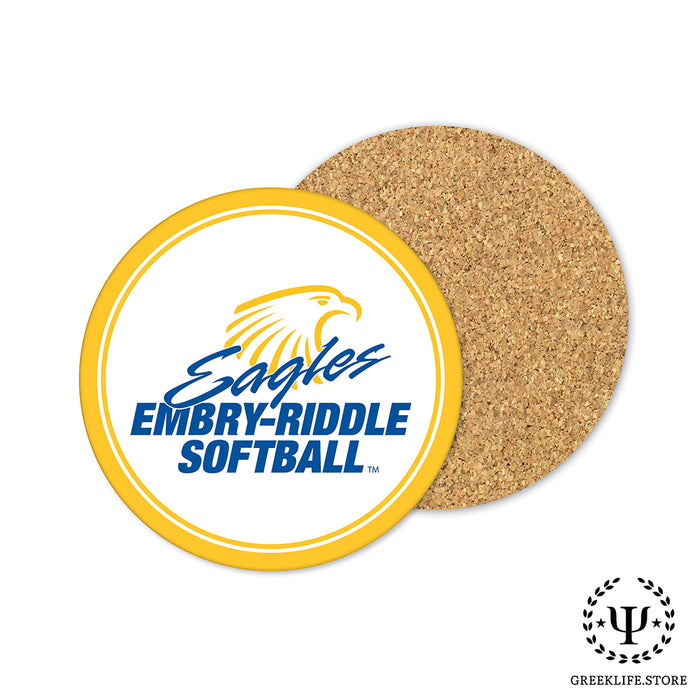 Embry-Riddle Aeronautical University Eagles Sport Beverage coaster round (Set of 4)