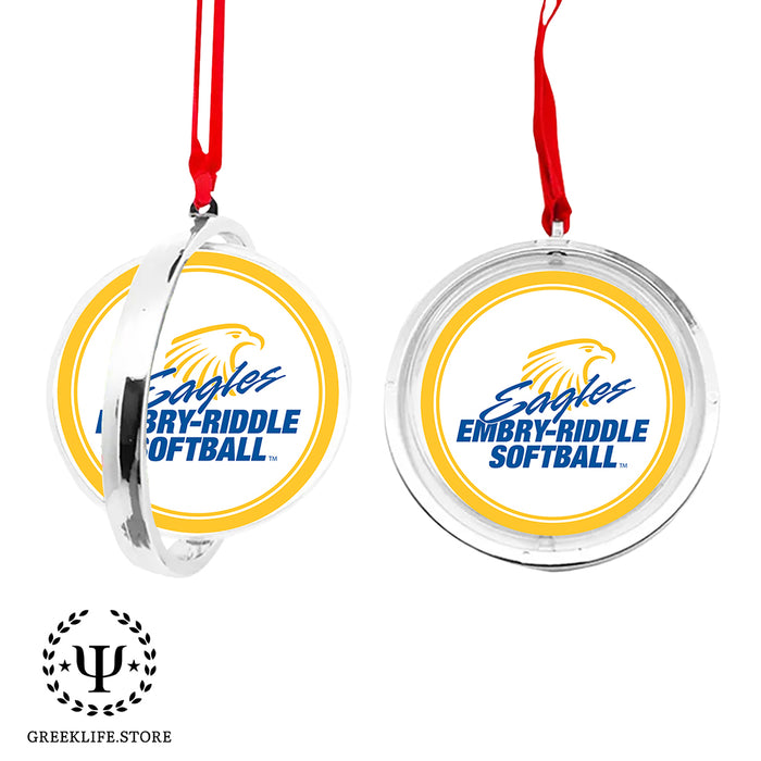 Embry-Riddle Aeronautical University Eagles Sport Christmas Reversible Flat Round Ornament