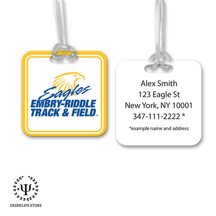 Embry-Riddle Aeronautical University Eagles Sport Luggage Bag Tag (square)