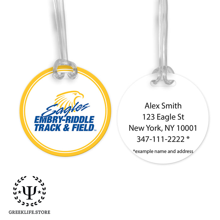 Embry-Riddle Aeronautical University Eagles Sport Luggage Bag Tag (round)