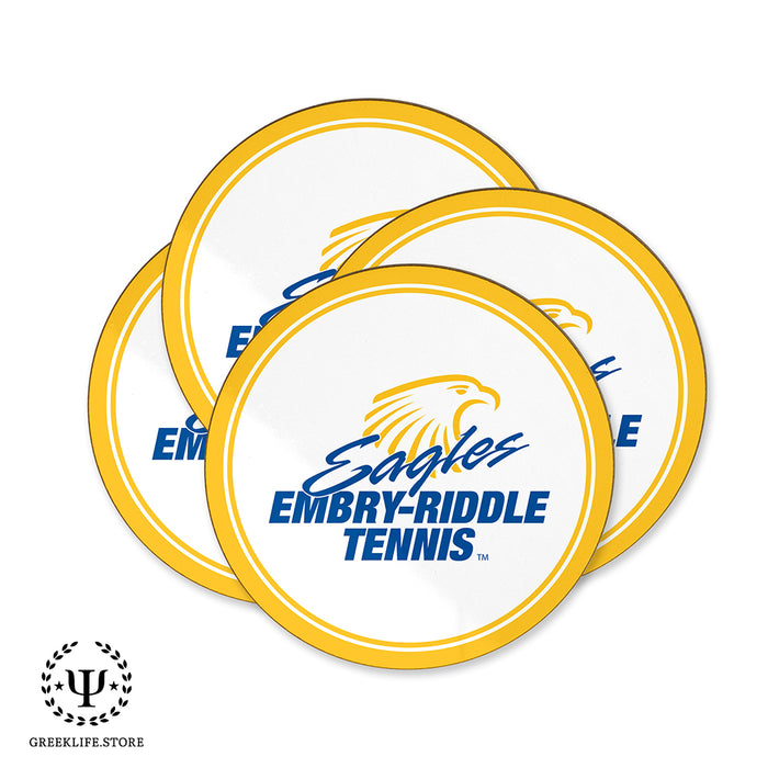 Embry-Riddle Aeronautical University Eagles Sport Beverage coaster round (Set of 4)