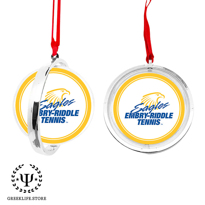 Embry-Riddle Aeronautical University Eagles Sport Christmas Reversible Flat Round Ornament