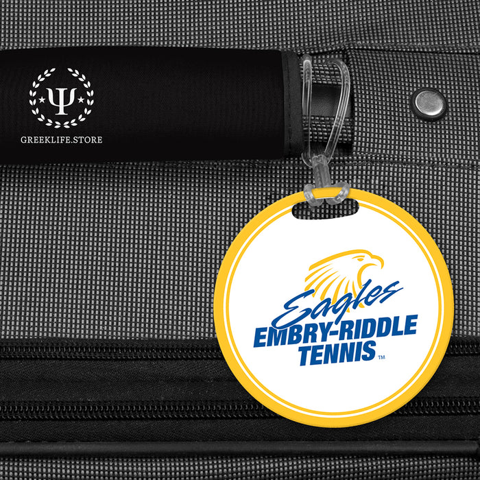 Embry-Riddle Aeronautical University Eagles Sport Luggage Bag Tag (round)