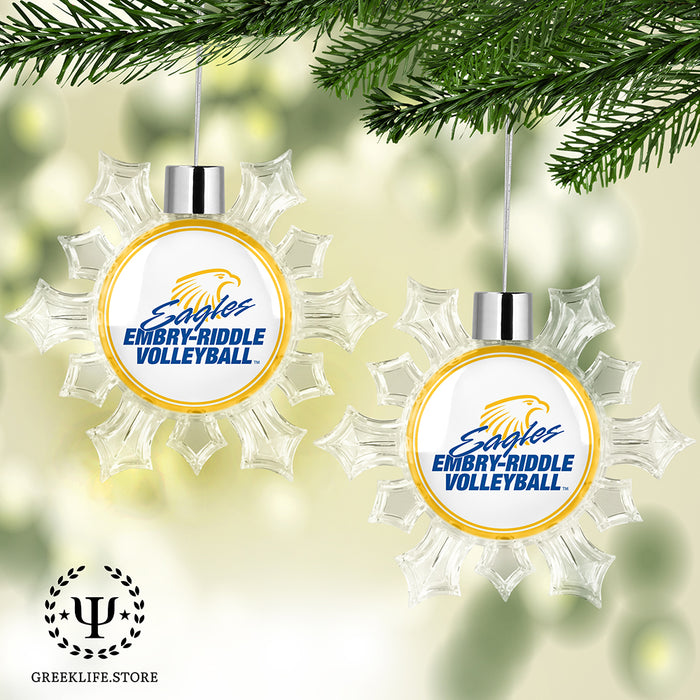 Embry-Riddle Aeronautical University Eagles Sport Christmas Ornament - Snowflake