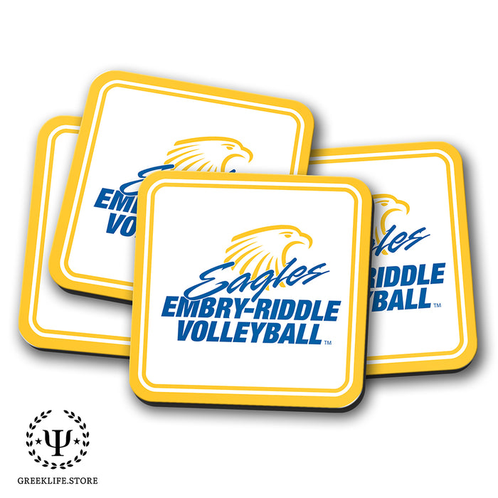 Embry-Riddle Aeronautical University Eagles Sport Beverage Coasters Square (Set of 4)