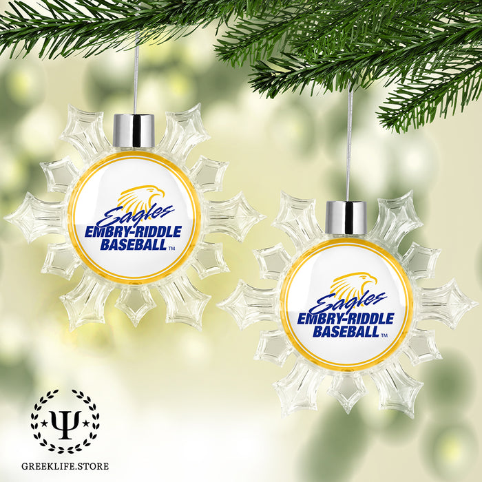 Embry-Riddle Aeronautical University Eagles Sport Christmas Ornament - Snowflake