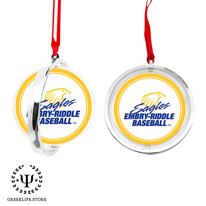 Embry-Riddle Aeronautical University Eagles Sport Christmas Reversible Flat Round Ornament