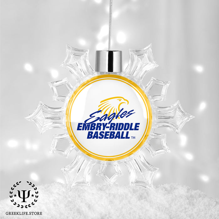 Embry-Riddle Aeronautical University Eagles Sport Christmas Ornament - Snowflake