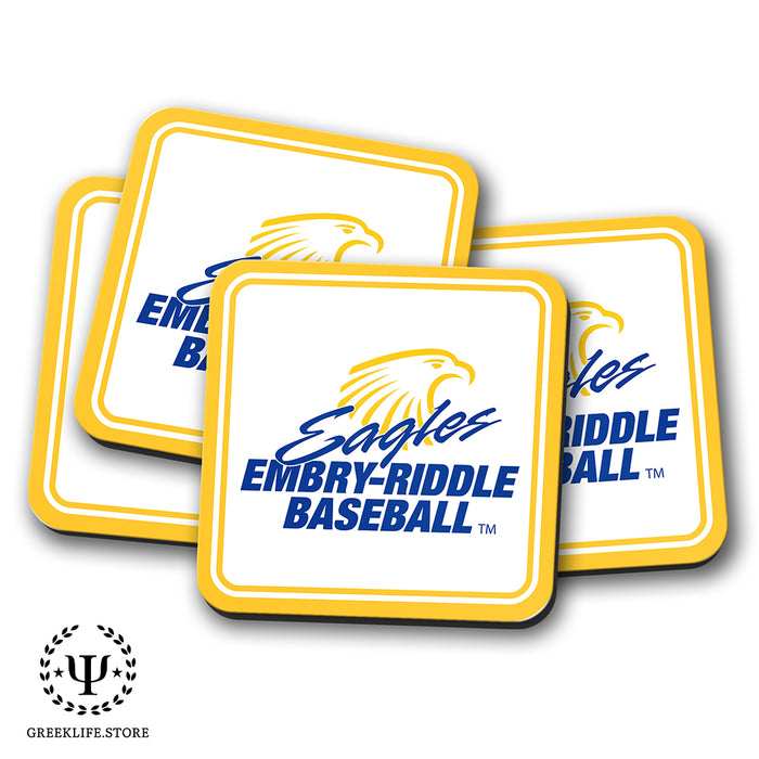 Embry-Riddle Aeronautical University Eagles Sport Beverage Coasters Square (Set of 4)