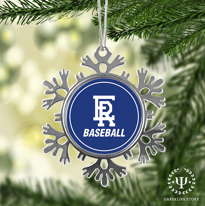 Embry-Riddle Aeronautical University Christmas Ornament - Snowflake Metal