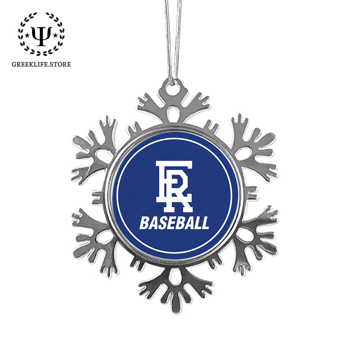 Embry-Riddle Aeronautical University Christmas Ornament - Snowflake Metal