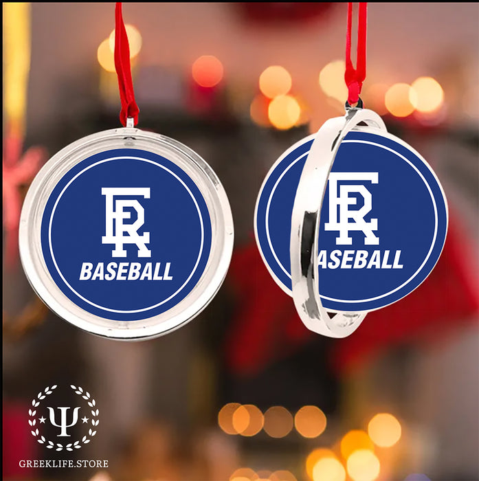 Embry-Riddle Aeronautical University ER Sport Christmas Reversible Flat Round Ornament