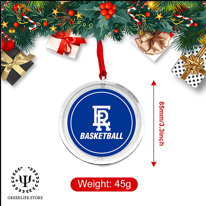 Embry-Riddle Aeronautical University ER Sport Christmas Reversible Flat Round Ornament